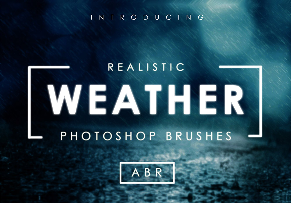 75个逼真的天气画笔 Realistic Weather Brushes