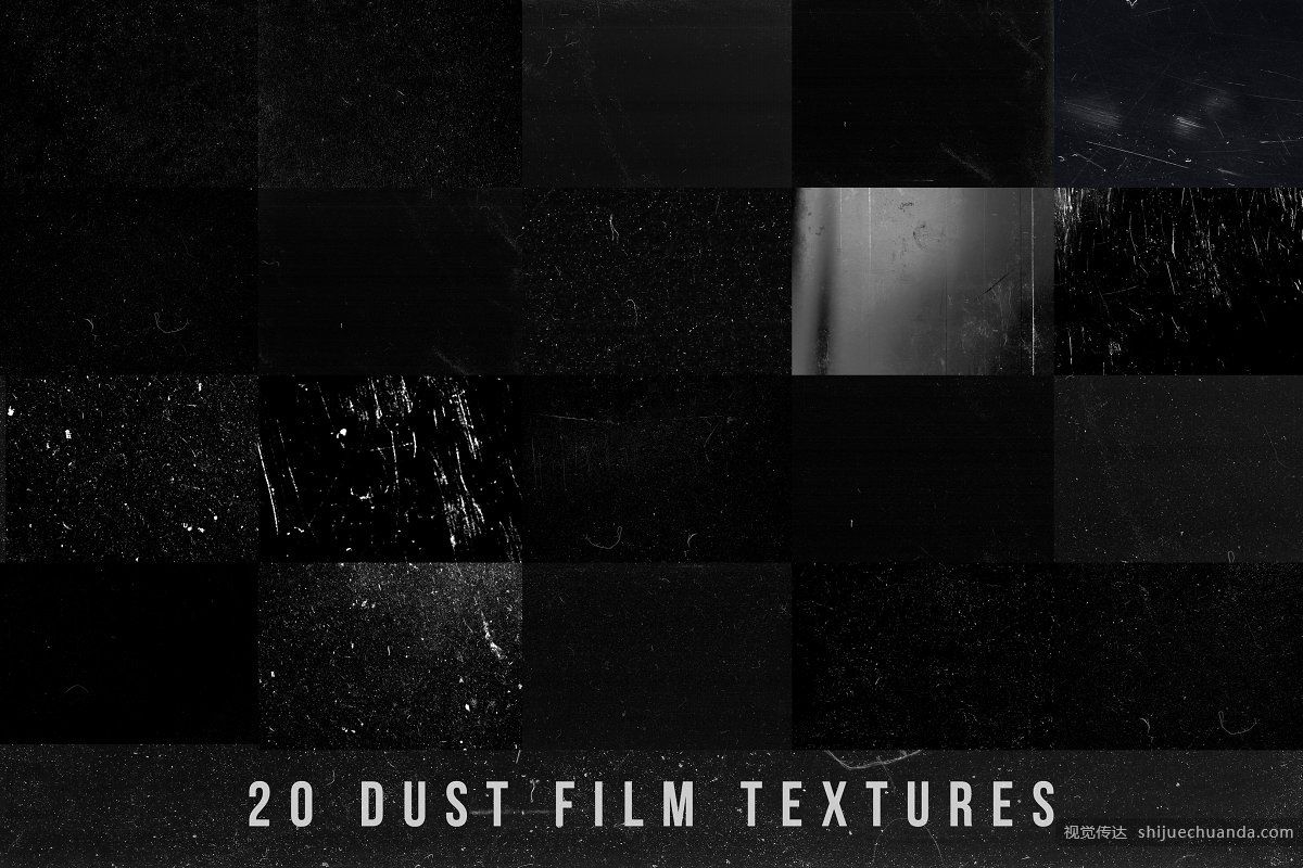 20张胶片灰尘纹理 Film Dust Textures
