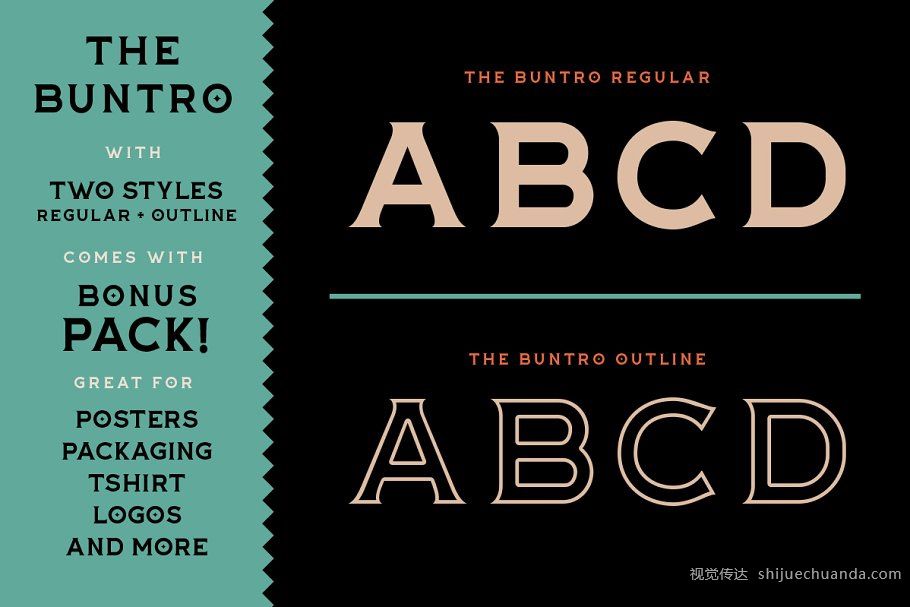 极具街头文化英文字体 The Buntro Typeface (+EXTRA)