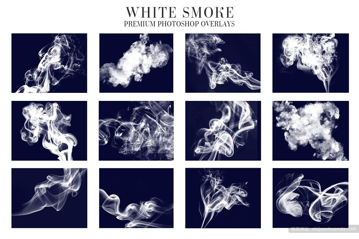 白色烟雾照片覆盖层