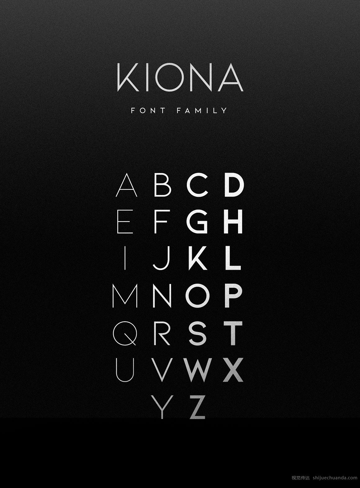 KIONA字体
