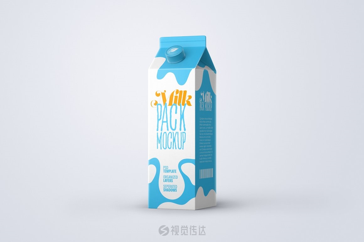 牛奶纸盒包装样机合集