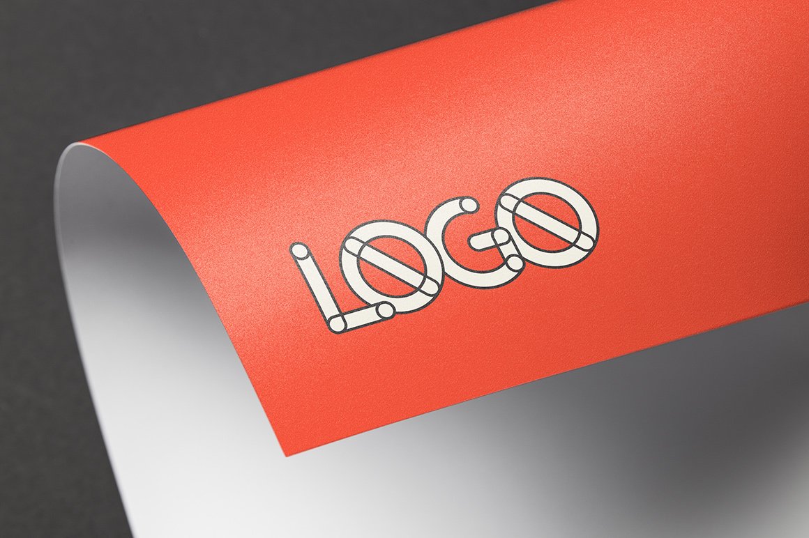 10款全彩徽标LOGO样机模板