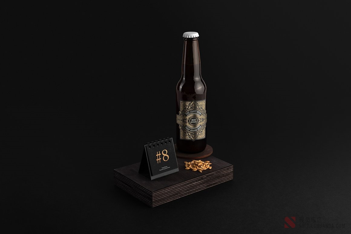 精酿啤酒包装样机模型