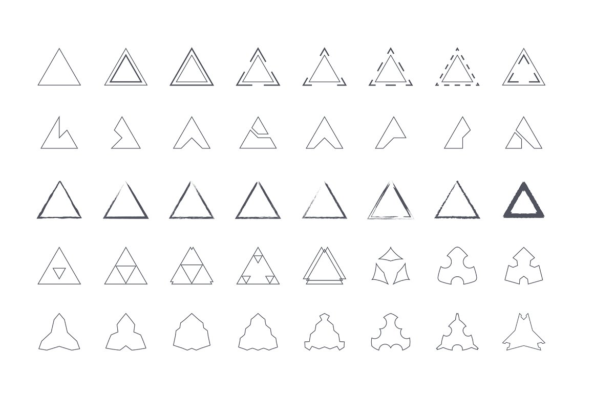 三角形LOGO徽标合集