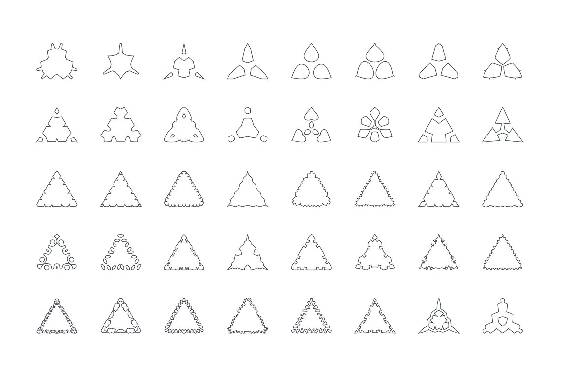 三角形LOGO徽标合集