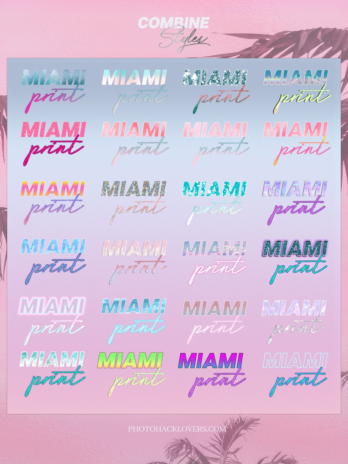 迈阿密印刷美学PS风格素材